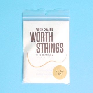 Worth CT-LG Clear Ukulele Strings - Double Pack Tenorสายอูคูเลเล่ ยี่ห้อเวิร์ท