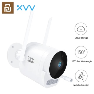 ภาพหน้าปกสินค้าXiaovv กล้องอัจฉริยะไร้สาย 1080P IP65 HD WIFI ความละเอียดสูง มองเห็นที่มืด แอพ MI กันน้ํา เวอร์ชั่นสากล สําหรับใช้ในบ้าน นอกบ้าน ที่เกี่ยวข้อง