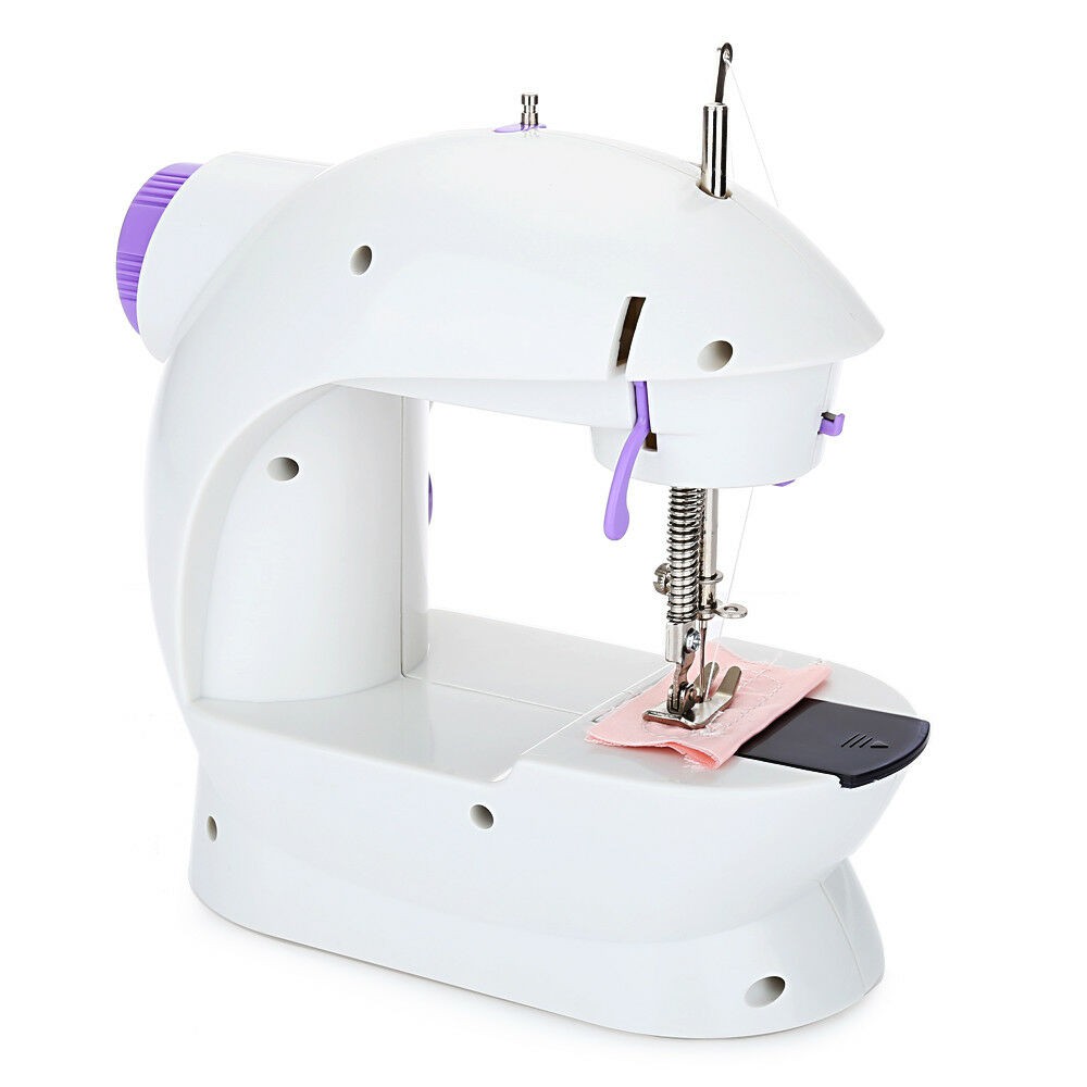 ภาพสินค้าจักรเย็บผ้า ไฟฟ้า มินิ ขนาดพกพา Mini Sewing Machine จักรเย็บผ้าขนาดเล็ก พกพาสะดวก (สีม่วง) 234771/A2230 จากร้าน newstar2018 บน Shopee ภาพที่ 4