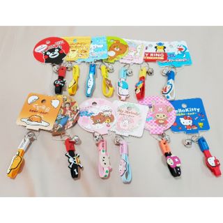 สินค้า 🎁ซื้อ 5 ฟรี 1🎁 พวงกุญแจ ที่ห้อยกุญแจ key chain sanrio ลิขสิทธิ์แท้ my melody, kitty, little twin, pompurin, doraemon