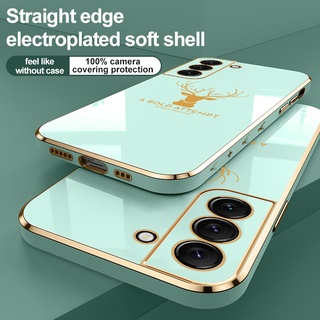 Luxury Plating Phone Case Shockproof Shell Back Cover For Samsung Galaxy S10 S20 FE S21 S22 Plus Ultra