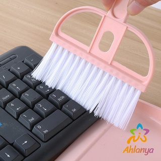 Ahlanya แปรงพร้อมที่โกยผง Desktop Mini Cleaner