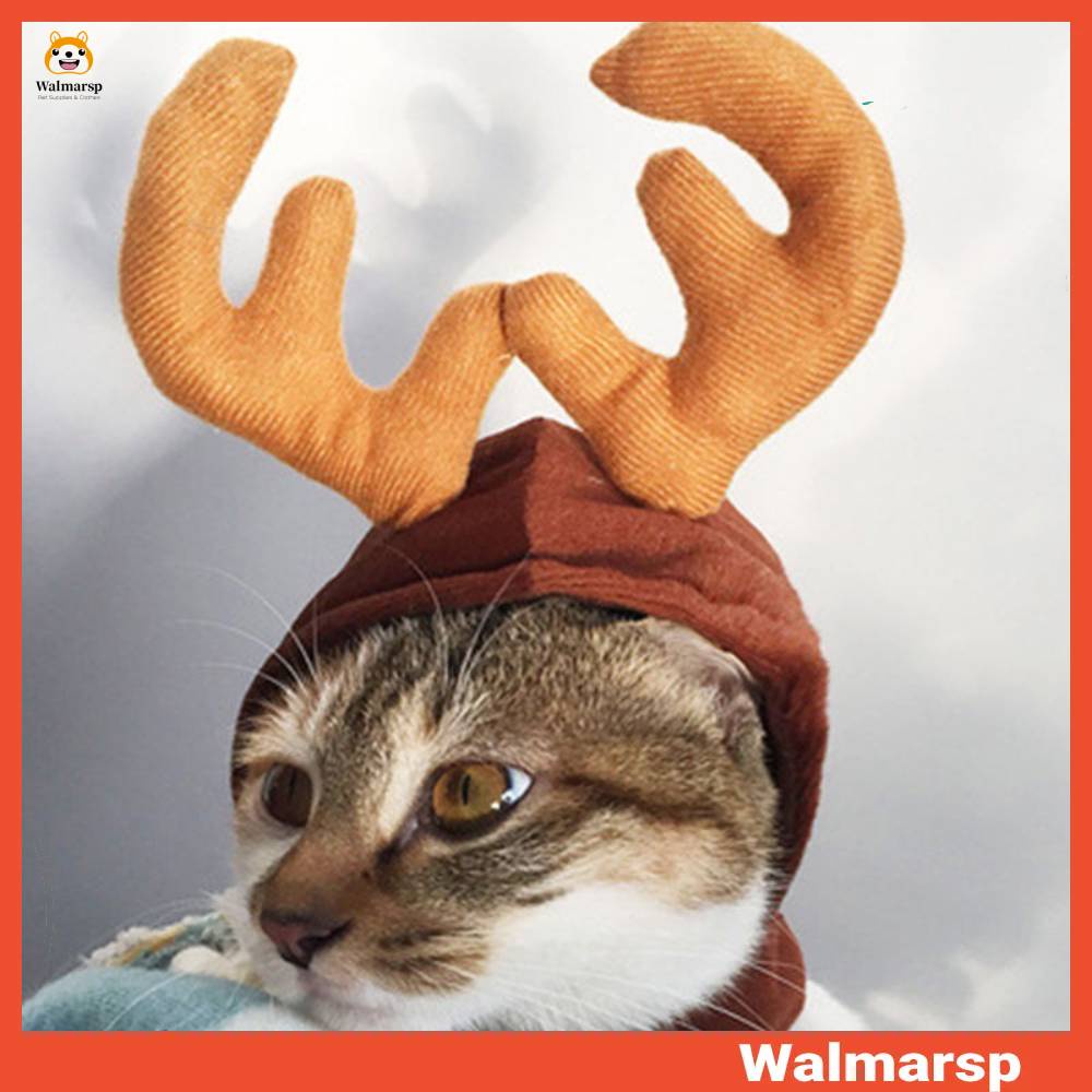 ภาพหน้าปกสินค้าหมวกคริสต์มาสสำหรับสัตว์เลี้ยงสุนัขแมว