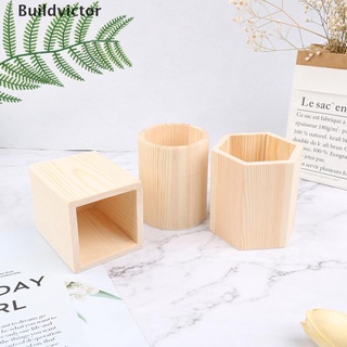 【Buildvictor】กล่องไม้ สําหรับใส่ปากกา ดินสอ DIY