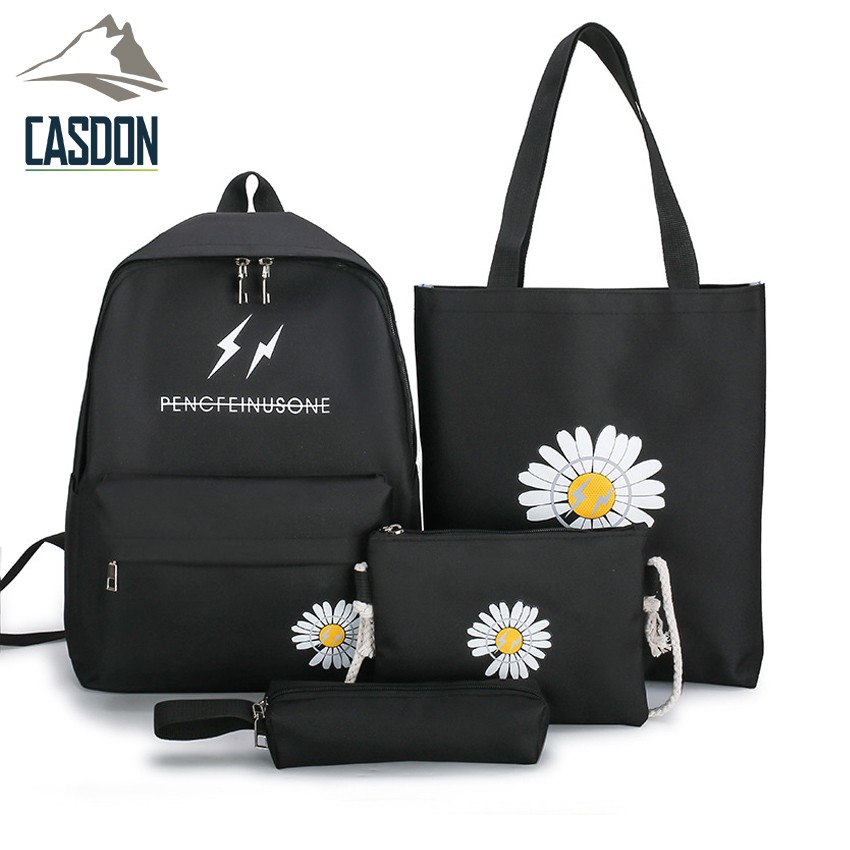 casdon-กระเป๋าเป้สะพายหลัง-กระเป๋า-backpack-ได้ครบเซ็ท-4-ใบ-รุ่น-qx-1314-พร้อมส่งจากไทย