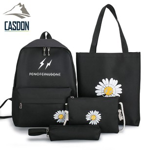 CASDON-กระเป๋าเป้สะพายหลัง กระเป๋า Backpack ได้ครบเซ็ท 4 ใบ รุ่น QX-1314 พร้อมส่งจากไทย