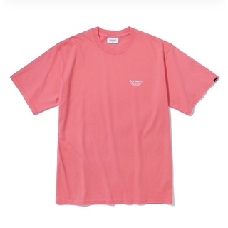 [S-5XL] พร้อมส่ง Covernat layout logo t-shirt pink ของแท้