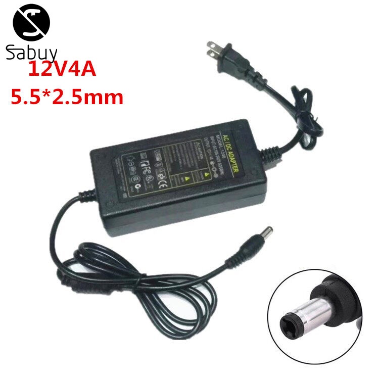 sabuy-ac-dc-adapter-ac-to-dc-อะแดปเตอร์-ac-220v-to-dc-12v-5a-4a-balancer-charger-adapter-power-supply-for-b5-b6-b8-แถมสายไฟ-ac-ปลั๊กบ้าน-ในชุด-b34