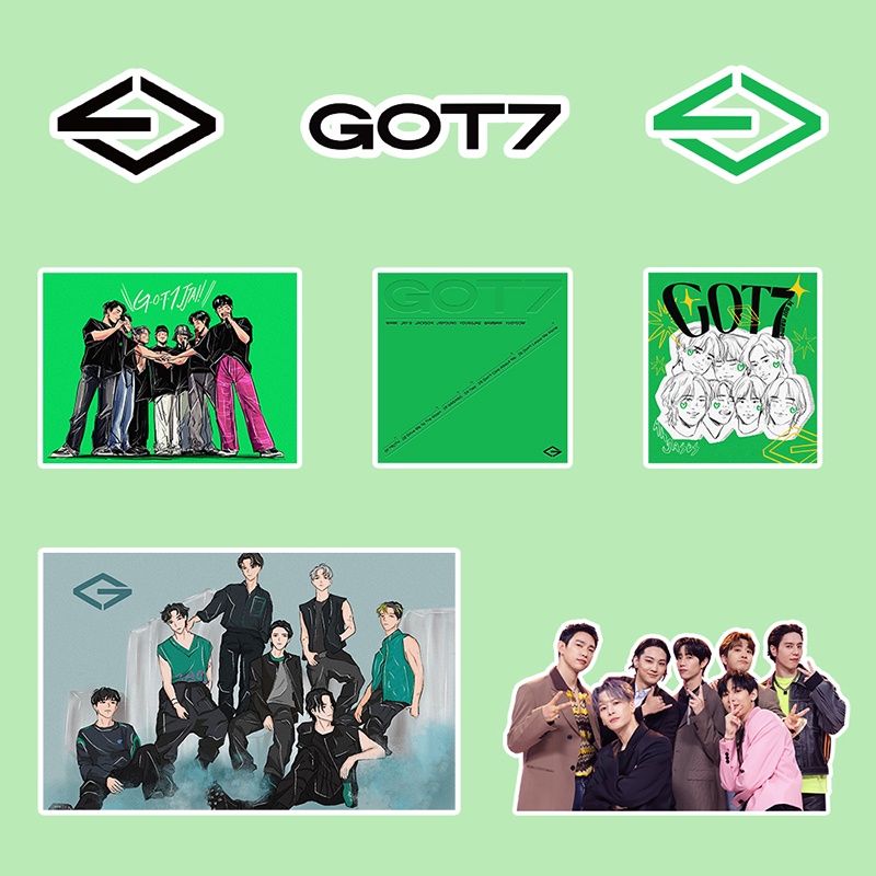 100-ชิ้น-เซต-got7-สติกเกอร์-รูปภาพ-สติกเกอร์ไดอารี่-กระเป๋าเดินทาง-พร้อมส่ง