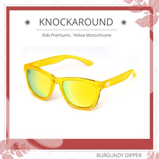 แว่นกันแดด Knockaround  Kids Premiums : Yellow Monochrome