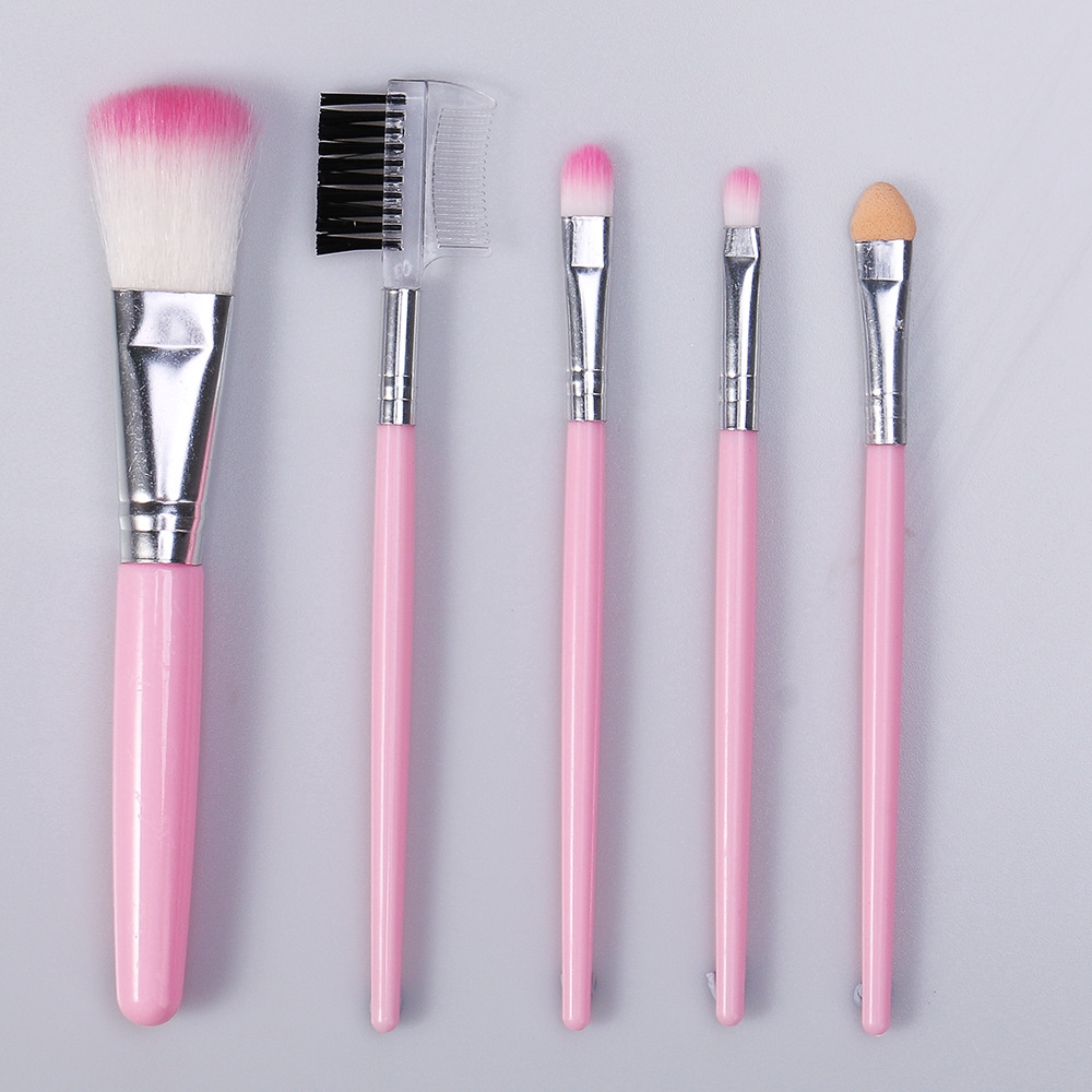 cod-พร้อมส่ง-otwoo-แปรงแต่งหน้าสีชมพูอุปกรณ์แต่งหน้า-5-เพซ-makeup-brush-set-5-pecs-1888