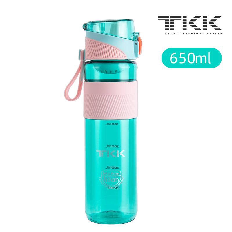 tkk-ขวดน้ำดื่มพกพา-ขนาด650ml-พกพาสะดวก-แข็งแรงทนทาน-แบบยกดื่ม-สินค้าพร้อมส่งในไทย