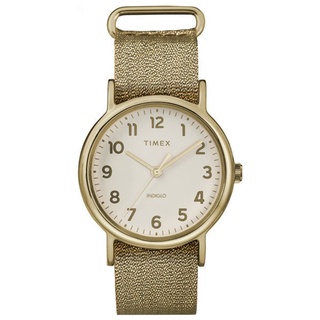 สินค้า Timex TW2R92300 Weekender Metallic นาฬิกาข้อมือผู้หญิง สีเทา