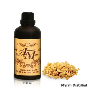 Aroma&amp;More Myrrh Distilled Essential Oil Ethiopia 100% / น้ำมันหอมระเหยเมอร์ สกัดไอน้ำ เอธิโอเปีย 100ML