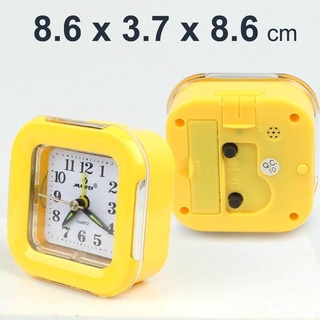 ภาพหน้าปกสินค้า นาฬิกาปลุก ทรงสี่เหลี่ยม คละสี  นาฬิกาปลุกดังๆ Alarm Clock XD796 รุ่น Square-plastic-Alarm-Clock-XD796-05D-Song ที่เกี่ยวข้อง