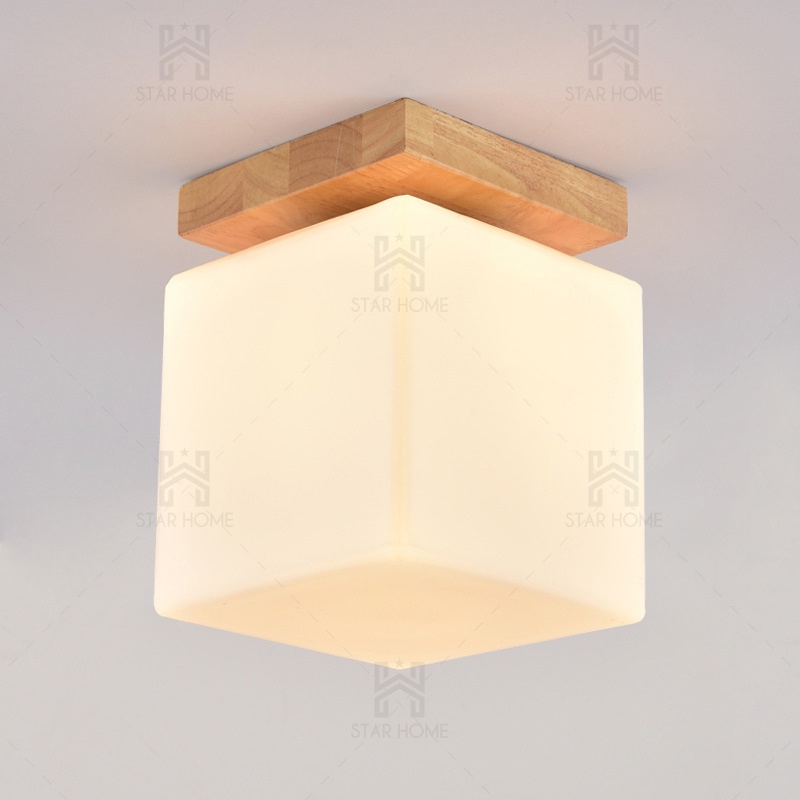 โคมไฟเพดาน-สไตล์มินิมอล-ทำจากไม้และแก้ว-สวยอบอุ่น-ไฟเพดานไม้-ไฟทางเดิน-ไฟร้านอาหาร-ไฟระเบียง