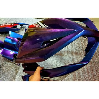 ภาพขนาดย่อของภาพหน้าปกสินค้าชุดสี คลิก110i Click110i (สีเอฟเฟคม่วง) พลาสติเกรด ABS จากร้าน b.a.bike1 บน Shopee ภาพที่ 4