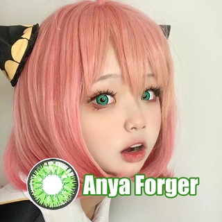 Uyaai คอนแทคเลนส์ สีเขียว สําหรับคอสเพลย์ Anya Forger 2 ชิ้น 1 คู่