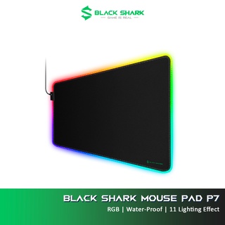 Black Shark Mouse Pad P7 แผ่นรองคีย์บอร์ดและเมาส์ ไฟ RGB 11 โหมดรอบแผ่น กันน้ำ รับประกันสินค้า 90 วัน