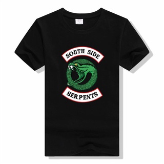 [S-5XL] เสื้อยืด พิมพ์ลายงู Riverdale Southside Serpents สไตล์ฮาราจูกุ แฟชั่นสําหรับผู้หญิง 90s
