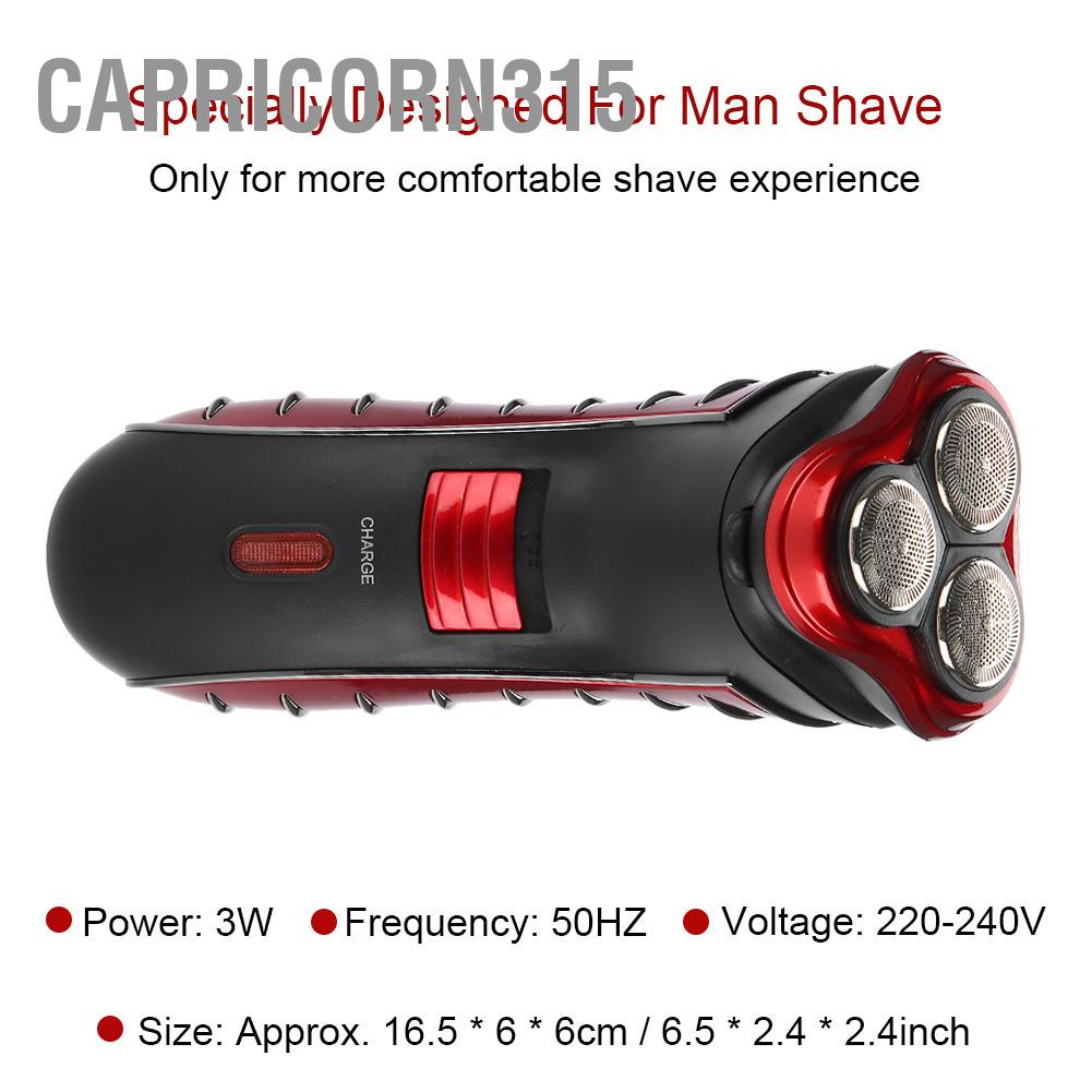 capricorn315-3d-mens-shaver-floating-rotary-electric-beard-razor-rechargeable-shaving-machine-eu-plug-220-amp-8209-240v