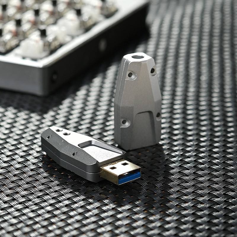 ภาพหน้าปกสินค้าหัว USB Type A (DIY) พร้อมปลอกอลูมิเนียมCNCอย่างดี สำหรับทำสายMechanical Keyboard จากร้าน bs411478 บน Shopee