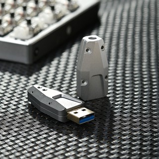 ภาพขนาดย่อของภาพหน้าปกสินค้าหัว USB Type A (DIY) พร้อมปลอกอลูมิเนียมCNCอย่างดี สำหรับทำสายMechanical Keyboard จากร้าน bs411478 บน Shopee