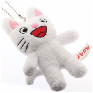 แท้ 100% จากญี่ปุ่น พวงกุญแจ แมว Nontan Plush Doll Ball Chain