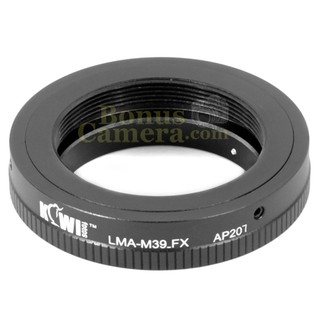Lens Mount Adapter แปลงเลนส์ M39 ไปใช้กับกล้องฟูจิ X-T1,T2,T3,T4,X-T10,T20,T30,X-T100,T200,X-A7,H1,E3,E4,X-S10,Pro2,Pro3