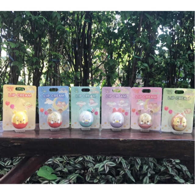 ของแท้-จากดิสนีย์โตเกียว-ญี่ปุ่น-lip-ลิปมัน-ลิปครีมทรงไข่-tsum-tsum-มีทั้งหมด-7-ลาย