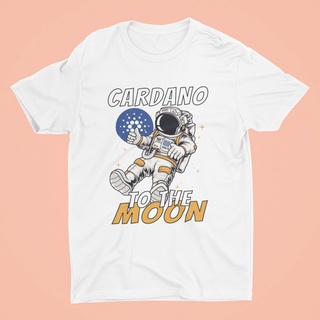 [S-5XL] พร้อมส่งจากไทย 🚀 เสื้อยืด Bitcoin ADA CARDANO