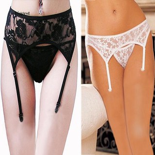 ☆BIG☆Women Fashion Lace Top Thigh-Highs Garter Belt High Elastic Panties Suspender Set