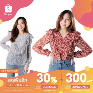 ภาพย่อรูปภาพสินค้าแรกของเสื้อให้นม Modernmomwear รุ่น Long Sleeve แบบให้นมได้สองด้าน