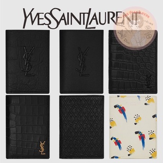Shopee ถูกที่สุด 🔥100% ของแท้ 🎁YSL/Yves Saint Laurent ใหม่เอี่ยม MONOGRAM Grain Embossed Leather Credit Card Holder