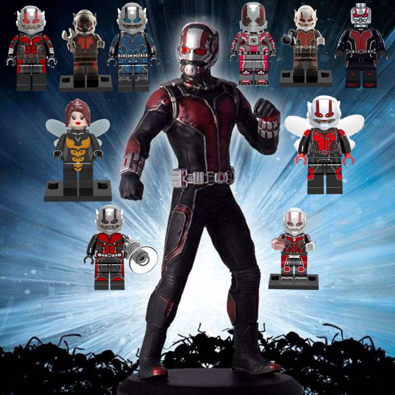 ของเล่นตัวต่อฟิกเกอร์-ant-man-hank-pym-marvel-thor-ขนาดเล็ก-สําหรับเด็ก