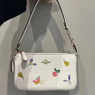 Outlet ส่วนลด🌈 Coach c8719 กระเป๋าหูหิ้วด้านบนในซิกเนเจอร์กระเป๋าถือสตรีสะพายข้างกระเป๋าสะพายหม่าจง