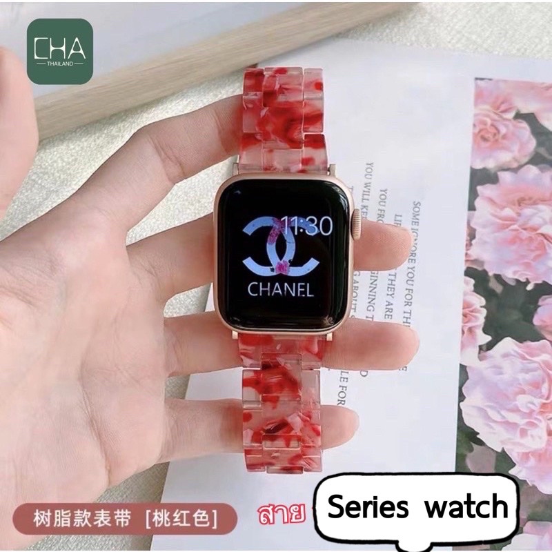 สายหินอ่อน-สาย-watch-7-6-5-watch-หน้าปัด-41มม-44-45มม-40-41-มม-38-มม-สีใหม่-ปรับได้-สายนาฬิกา-smart-watch