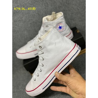 sale50%🔥[2Sneaker] รองเท้าConverse All Star : หุ้มข้อ พร้อมกล่อง รับประกันคุณภาพ ราคาถูก