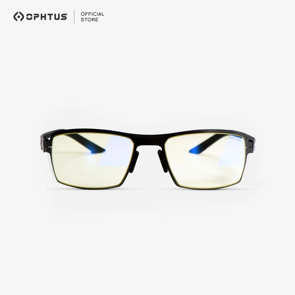 OPHTUS รุ่น Nighthawk แว่นกรองแสงสำหรับเกมเมอร์ เลนส์ RetinaX Amber