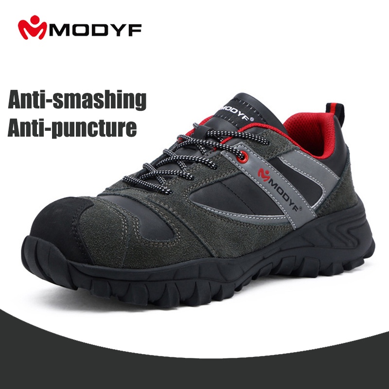 ภาพหน้าปกสินค้ารองเท้าเซฟตี้ Safety Shoes รองเท้านิรภัย หัวเหล็ก MODYF M180250