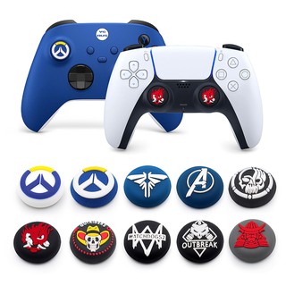 ภาพขนาดย่อของภาพหน้าปกสินค้าซิลิโคน ปุ่มอนาล๊อก 2PCS PS5 Thumb Grip Caps XBOXONE Playstation4 NS Switch Pro Controller Joystick Cap Silicone Rubber จากร้าน magicsoft บน Shopee ภาพที่ 1