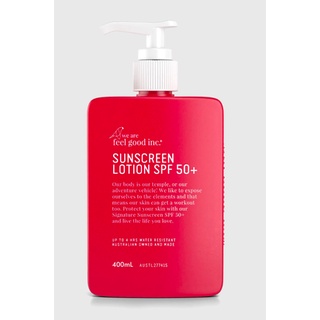 พร้อมส่ง!! We are feel good inc. - Signature Sunscreen Lotion SPF50+ โลชั่นกันแดด สูตรซิกเนเจอร์ / 400 ml.