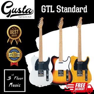 (มีของแถมพิเศษ) Gusta GTL Standard กีต้าร์ไฟฟ้า Electric Guitar 3rd Floor Music