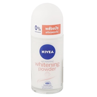 นีเวีย โรลออน ญ ไวท์พาวเดอร์ 50 มล. NIVEA Deo Women white powder  50 ml. (ขายส่งถูกที่สุด)