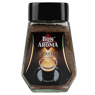 Bon Aroma Espresso 100 g. บอน อโรม่า เอสเปรสโซ่ กาแฟสำเร็จรูป ขนาด 100 กรัม.