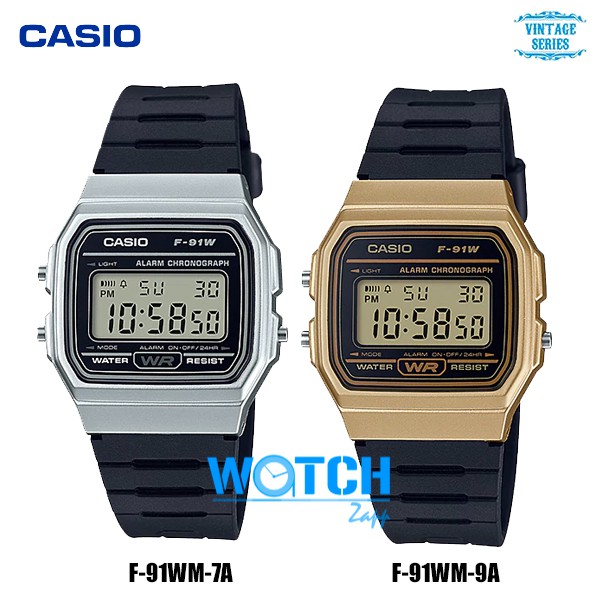 ภาพหน้าปกสินค้าHOT Casio แท้100% นาฬิกาข้อมือ Casio Digital รุ่น F-91WM F-91W Series จากร้าน watchzap บน Shopee