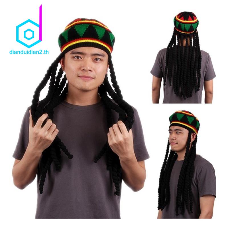 rhasta-rasta-หมวกถักโครเชต์-สไตล์เร็กเก้-jamaica-beanie-cod