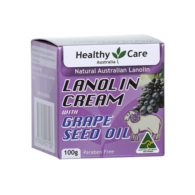 healthy-care-lanolin-cream-with-grape-seed-oil-100g