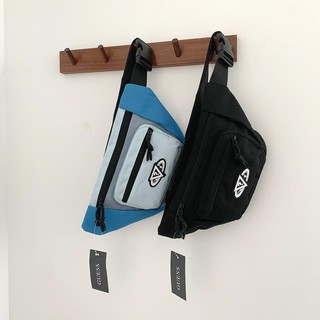 [ Guess แท้ 100% ] Guess กระเป๋าคาดเอว X J Balvin Colorblocked Belt Bag, colour - Bobo Blue Multi รุ่น GU024 (2สี)