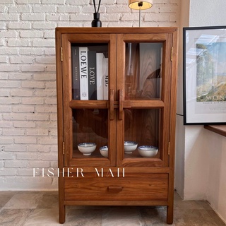 ตู้ ตู้ไม้ ตู้ไม้โบราณ ตู้โชว์ Cabinet Old teak wood